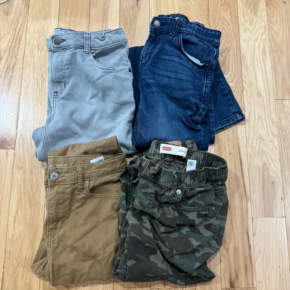 Teen boys jeans/pants lot size 14/16